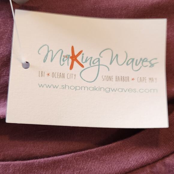 Purple T-Shirt, Size Large - Bra Off, Hair Up, Sweats On - Picture 4 of 6